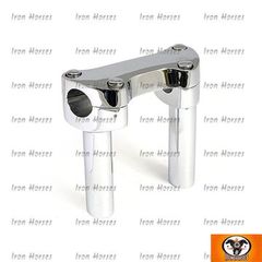 STRAIGHT RISER AND CLAMP SET PLAIN/ 4 1/2" RISE