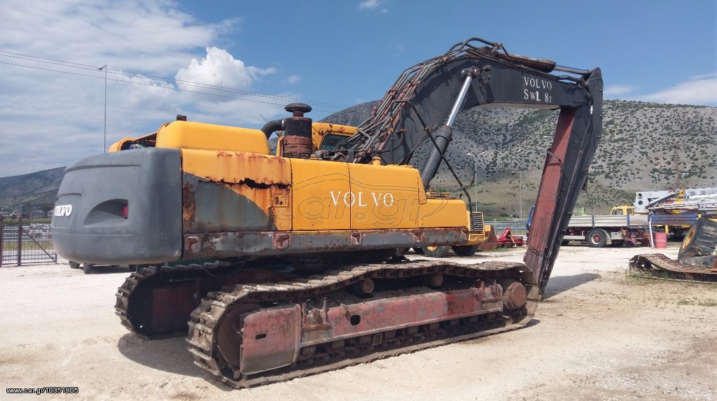 Εκσκαφέας Με Ερπύστριες Volvo 2002 EC460 BLC