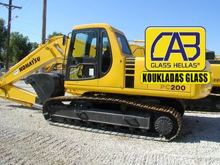 ΤΖΑΜΙΑ KOMATSU PC 200-6 ΚΡΥΣΤΑΛΛΑ ΚΑΜΠΙΝΑΣ