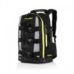 ΣΑΚΙΔΙΟ ΠΛΑΤΗΣ SHADOW 14  BLACK / FLUO YELLOW 17045.318 38L| ACERBIS