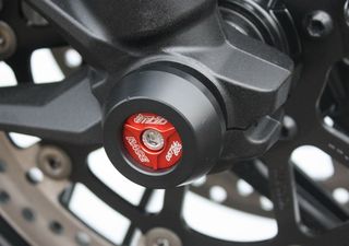 Μαντιάρια Άξονα Εμπρός Τροχού Ducati Monster 821 (2014-) με χρωματιστές τάπες αλουμινίου GSG-Mototechnik
