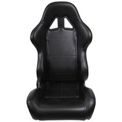 Κάθισμα Race sport ανακλινόμενο Μαύρο Δερματίνη EAUTOSHOP.GR-thumb-1