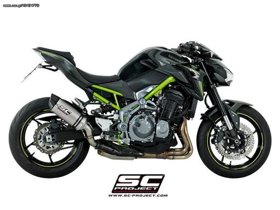 Sc Project Oval Silencer Full Carbon Kawasaki Z 900 2017