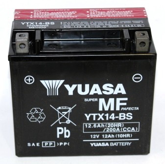 Μπαταρια YTX14-BS Yuasa