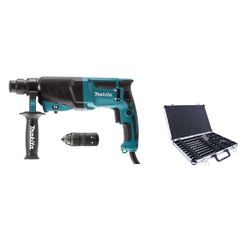 MAKITA HR2630TX12 ΠΝΕΥΜΑΤΙΚΟ ΠΙΣΤΟΛΕΤΟ + ΤΣΟΚ + ΒΑΛΙΤΣΑ ΜΕ ΕΞΑΡΤΗΜΑΤΑ + ΔΩΡΟ ΓΑΝΤΙΑ ΕΡΓΑΣΙΑΣ(ΕΩΣ 6 ΑΤΟΚΕΣ ή 60 ΔΟΣΕΙΣ)