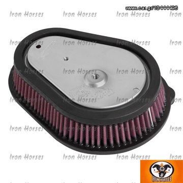 K&N REPLACEMENT FILTER ELEMENT /  '08-'15 DYNA, '08-'16 TOURING 
