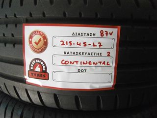 4 TMX 215-45-17 87V CONTINENTAL CONTI SPORT CONTACT 2 *BEST CHOICE TYRES*