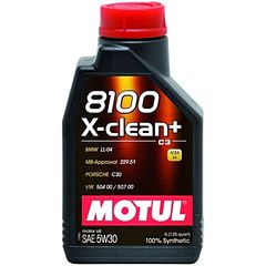 Motul 8100 X-clean+ 5W-30 100% Συνθετικό 1L 