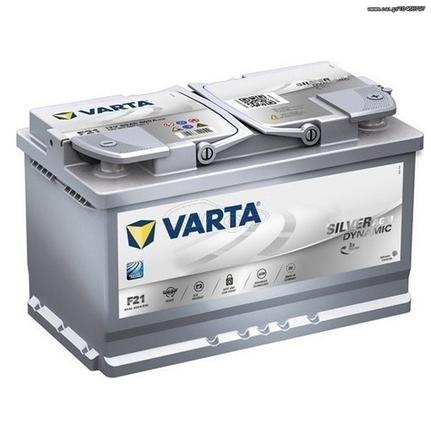 Μπαταρία Αυτοκινήτου VARTA Silver Dynamic AGM Technology F21 Start Stop 12V 80AH-800A-Εκκίνησης(ΕΩΣ 6 ΑΤΟΚΕΣ ή 60 ΔΟΣΕΙΣ)