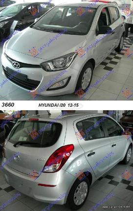 ΠΛΑΣΤΙΚΟ ΜΑΣΚΑΣ ΑΝΩ ΚΑΙΝ. GBG 865801J500 HYUNDAI  i20 12-15