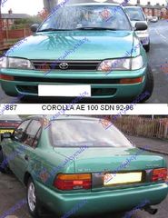 ΓΡΥΛΛΟΣ ΠΑΡΑΘ. ΕΜΠ. ΜΗΧΑΝΙΚΟΣ L ΚΑΙΝ. GBG 69802-12140 TOYOTA  COROLLA (AE 101/3) H/B (3/5D) 92-96 TOYOTA  COROLLA (AE 107) L/B (5D) 92-96 TOYOTA  COROLLA (AE101/3) SDN 92-96