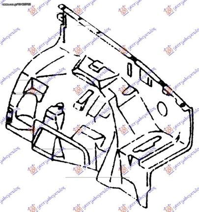 ΘΟΛΟΣ ΕΜΠΡΟΣ R ΚΑΙΝ. GBG 53701-89220 TOYOTA  HI-LUX (LN 85) 2WD 94-97 TOYOTA  HI-LUX (YN 110) 4WD 89-97 TOYOTA  HI-LUX (YN 85) 2WD 89-94 VW  P/U TARRO 2WD 89-97 VW  P/U TARRO 4WD 89-97