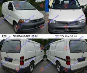 ΠΟΡΤΑ ΕΜΠΡΟΣ L ΚΑΙΝ. GBG 67002-26180 TOYOTA  HI-ACE 06- TOYOTA  HI-ACE 97-06