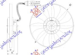 ΒΕΝΤΙΛ. ΨΥΓ.(ΜΟΤ+ΦΤΕΡ)ΠΕΤΡ.(39mm)(250 ΚΑΙΝ. GBG 6Q0959455N SEAT  CORDOBA 02-08 SEAT  IBIZA 02-08 SKODA  FABIA 07-10 SKODA  FABIA 10-14 SKODA  FABIA 99-07 SKODA  ROOMSTER 10-15 SKODA  ROOMSTER-PRAKTIK