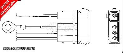 ΑΙΣΘΗΤ.Λ ΕΜΠ.VW POLO 1.3 87-90 ΚΑΙΝ. NGK 1810 VW POLO