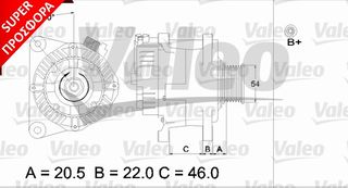 ΑΛΤΕΡΝ.P206 1.1/1.4 98-05 ΚΑΙΝ. VALEO 437357 CITROEN BERLINGO CITROEN C1 CITROEN C3 CITROEN C5 CITROEN C8 CITROEN JUMPER CITROEN JUMPY CITROEN XSARA FIAT SCUDO FIAT ULYSSE LANCIA PHEDRA PEUGEOT 107 P