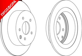 ΣΕΤ ΔΙΣΚΟΙ ΦΡ.ΟΠ.QASHQAI ΚΑΙΝ. FERODO DDF1590 NISSAN JUKE NISSAN NV200 NISSAN PULSAR NISSAN QASHQAI