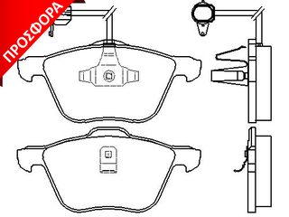 ΣΕΤ ΤΑΚ.ΕΜ.TRANSP.ALL 16 WH. ΚΑΙΝ. BREMBO P85061 FORD GALAXY SEAT ALHAMBRA VW SHARAN VW TRANSPORTER