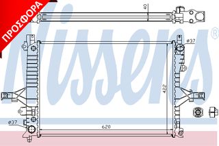 ΨΥΓΕΙΟ VOLVO S 80 T AT 99- ΚΑΙΝ. NISSENS 65553A VOLVO S60 VOLVO S80 VOLVO V70 VOLVO XC70