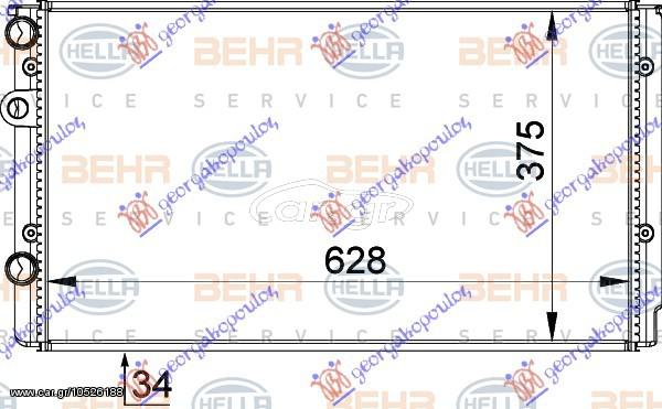 ΨΥΓ. ΓΙΑ ΟΛΑ ΜΧ +AC (63x38)(Π.ΟΔ) BEH ΚΑΙΝ. GBG 1Η0121253ΒΕ SEAT  AROSA 97-00 VW  POLO 94-99 VW  POLO 99-01