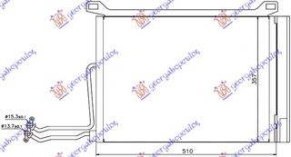 ΨΥΓΕΙΟ A/C 1.4 T.D (48x36x1.6) ΚΑΙΝ. GBG 6453.6918597 MINI  COOPER/ONE 02-06