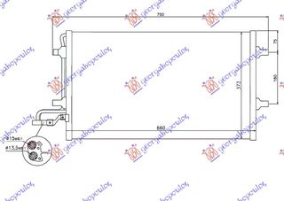 ΨΥΓΕΙΟ A/C ΒΕΝ/ΠΕΤΡ. (59x38) PAK. 15. ΚΑΙΝ. GBG 31292022.4 VOLVO  C30 07-10 VOLVO  C30 10- VOLVO  C70 10- VOLVO  S40 04-07 VOLVO  S40 07-10 VOLVO  V50 04-07 VOLVO  V50 07-12