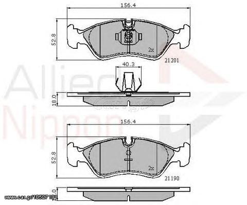 TAKAKIA ΚΑΙΝ. COMLINE ADB01007 DAEWOO ESPERO DAEWOO LANOS DAEWOO NEXIA OPEL ASTRA OPEL CALIBRA OPEL KADETT OPEL OMEGA OPEL VECTRA