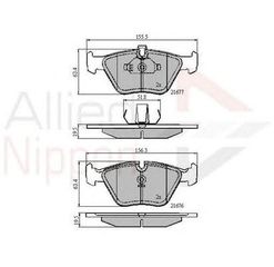 TAKAKIA ΚΑΙΝ. COMLINE ADB01010 BMW 3 BMW 5 BMW Z3 BMW Z4 WIESMANN MF3