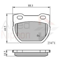 TAKAKIA ΚΑΙΝ. COMLINE ADB01078 LAND ROVER DEFENDER