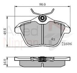 TAKAKIA ΚΑΙΝ. COMLINE ADB01095 ALFA ROMEO 156 ALFA ROMEO 164 ALFA ROMEO 166 LANCIA KAPPA