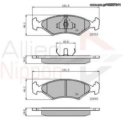 TAKAKIA ΚΑΙΝ. COMLINE ADB0118 FERRARI 328 FERRARI MONDIAL FORD ESCORT FORD FIESTA FORD SIERRA TVR CHIMAERA