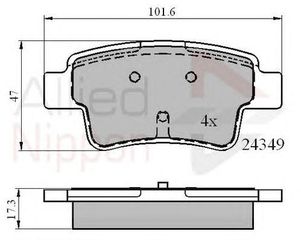 TAKAKIA ΚΑΙΝ. COMLINE ADB01528 ABARTH GRANDE ABARTH PUNTO FIAT GRANDE FIAT PUNTO OPEL CORSA