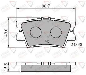 TAKAKIA ΚΑΙΝ. COMLINE ADB01581 TOYOTA RAV