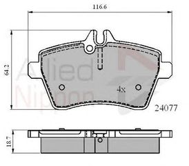 TAKAKIA ΚΑΙΝ. COMLINE ADB01592 MERCEDES-BENZ A-CLASS MERCEDES-BENZ B-CLASS