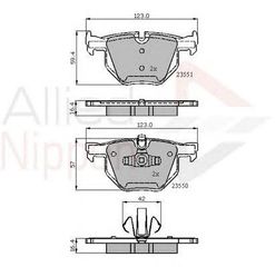 TAKAKIA ΚΑΙΝ. COMLINE ADB01671 BMW 3 BMW X1