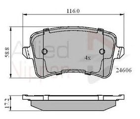 TAKAKIA ΚΑΙΝ. COMLINE ADB01709 AUDI A4 AUDI A5 AUDI Q5