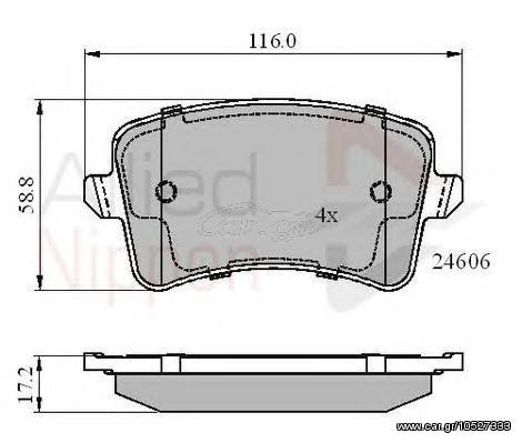 TAKAKIA ΚΑΙΝ. COMLINE ADB01709 AUDI A4 AUDI A5 AUDI Q5