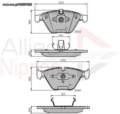 TAKAKIA ΚΑΙΝ. COMLINE ADB02033 BMW 3 BMW 5 BMW 6 BMW 7