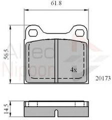 TAKAKIA ΚΑΙΝ. COMLINE ADB0731 ALFA ROMEO ALFETTA ALFA ROMEO GIULIA ALFA ROMEO GIULIETTA ALFA ROMEO GT ALFA ROMEO GTV ALFA ROMEO SPIDER AUDI 100 AUDI 60 AUDI 75 AUDI 80 AUDI SUPER BEDFORD CHEVANNE BMW