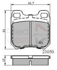 TAKAKIA ΚΑΙΝ. COMLINE ADB0741 OPEL OMEGA SAAB 9-3 SAAB 9-5