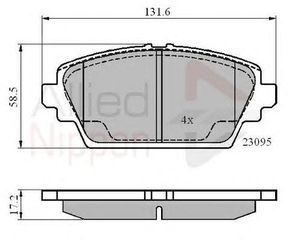 TAKAKIA ΚΑΙΝ. COMLINE ADB0802 NISSAN ALMERA NISSAN PRIMERA