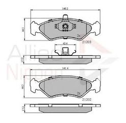 TAKAKIA ΚΑΙΝ. COMLINE ADB0876 FORD FIESTA FORD KA MAZDA 121