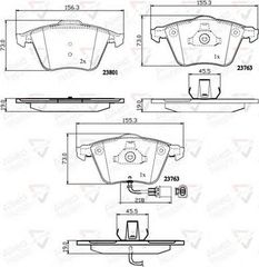 TAKAKIA ΚΑΙΝ. COMLINE ADB11752 AUDI A3 AUDI A4 AUDI A6 AUDI TT SEAT LEON SKODA OCTAVIA VW GOLF VW SCIROCCO