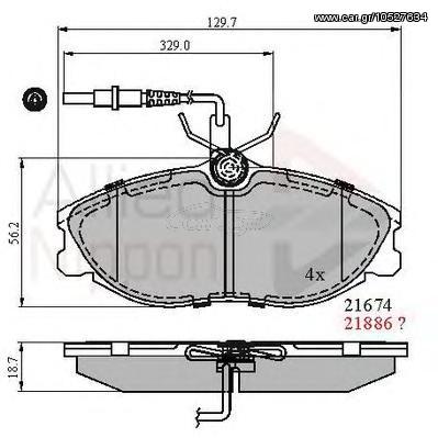 TAKAKIA ΚΑΙΝ. COMLINE ADB1340 CITROEN XSARA CITROEN ZX PEUGEOT 306 PEUGEOT 406 PEUGEOT 607