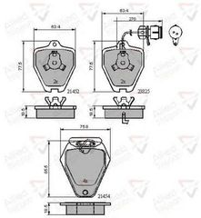 TAKAKIA ΚΑΙΝ. COMLINE ADB1884 AUDI 100 AUDI A6 AUDI A8