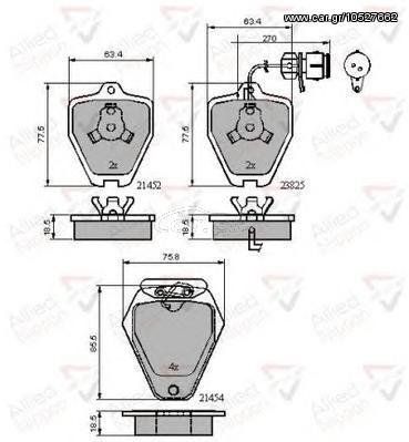 TAKAKIA ΚΑΙΝ. COMLINE ADB1884 AUDI 100 AUDI A6 AUDI A8