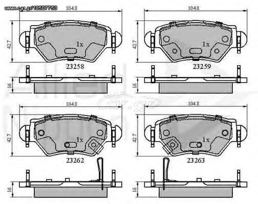 TAKAKIA ΚΑΙΝ. COMLINE ADB31504 CHEVROLET ZAFIRA OPEL ASTRA OPEL ZAFIRA