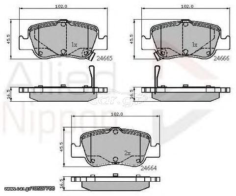 TAKAKIA ΚΑΙΝ. COMLINE ADB31572 TOYOTA AURIS TOYOTA COROLLA