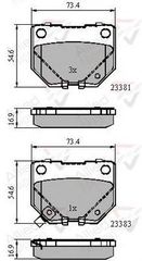 TAKAKIA ΚΑΙΝ. COMLINE ADB31739 SUBARU IMPREZA