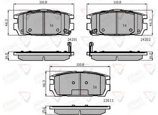 TAKAKIA ΚΑΙΝ. COMLINE ADB31743 HYUNDAI TERRACAN